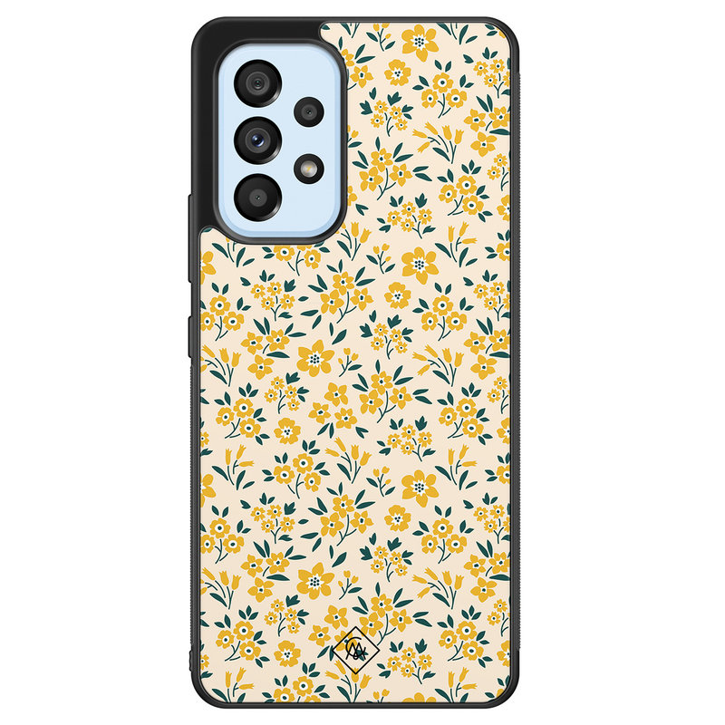 Casimoda Samsung Galaxy A33 hoesje - Yellow garden