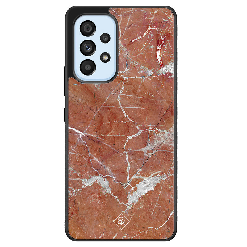 Casimoda Samsung Galaxy A33 hoesje - Marble sunkissed