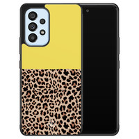 Casimoda Samsung Galaxy A33 hoesje - Abstract geel
