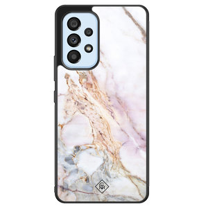 Casimoda Samsung Galaxy A33 hoesje - Parelmoer marmer