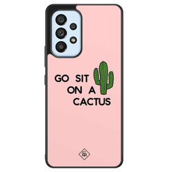 Casimoda Samsung Galaxy A33 hoesje - Go sit on a cactus