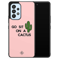 Casimoda Samsung Galaxy A33 hoesje - Go sit on a cactus