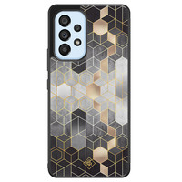 Casimoda Samsung Galaxy A33 hoesje - Grey cubes