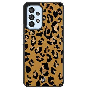 Casimoda Samsung Galaxy A33 hoesje - Jungle wildcat