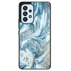 Casimoda Samsung Galaxy A33 hoesje - Marble sea