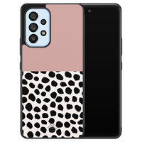 Casimoda Samsung Galaxy A33 hoesje - Pink dots