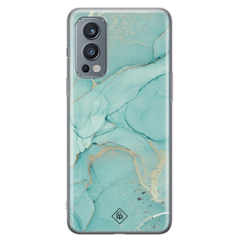 Casimoda OnePlus Nord 2 hoesje siliconen - Touch of mint