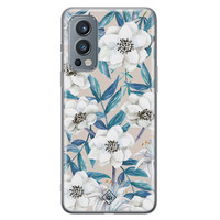 Casimoda OnePlus Nord 2 hoesje siliconen - Touch of flowers