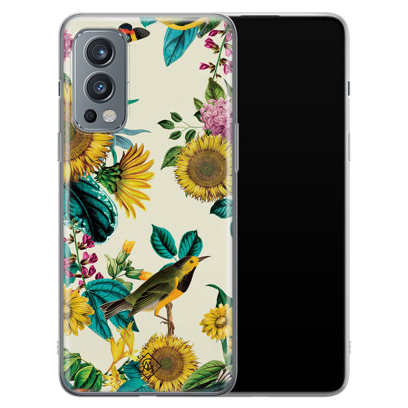 Casimoda OnePlus Nord 2 hoesje siliconen - Sunflowers