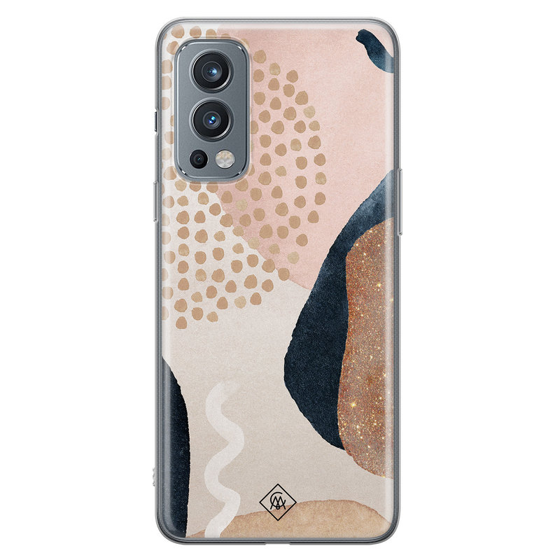 Casimoda OnePlus Nord 2 hoesje siliconen - Abstract dots