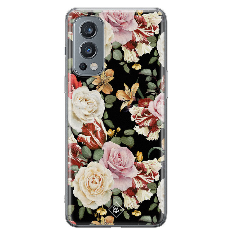 Casimoda OnePlus Nord 2 hoesje siliconen - Flowerpower