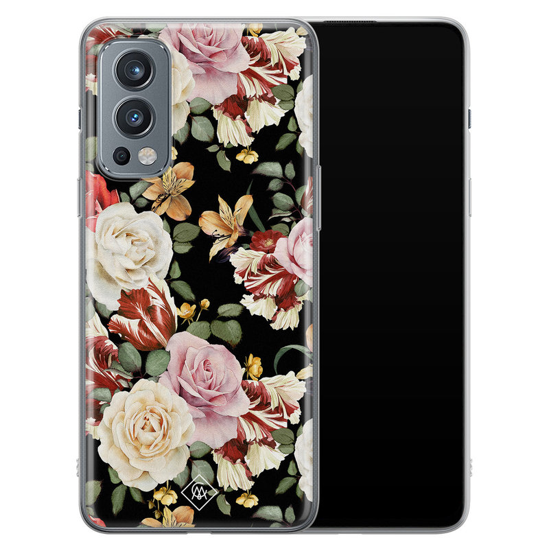 Casimoda OnePlus Nord 2 hoesje siliconen - Flowerpower