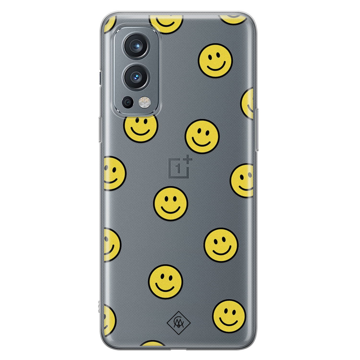OnePlus Nord 2 hoesje siliconen - Smileys