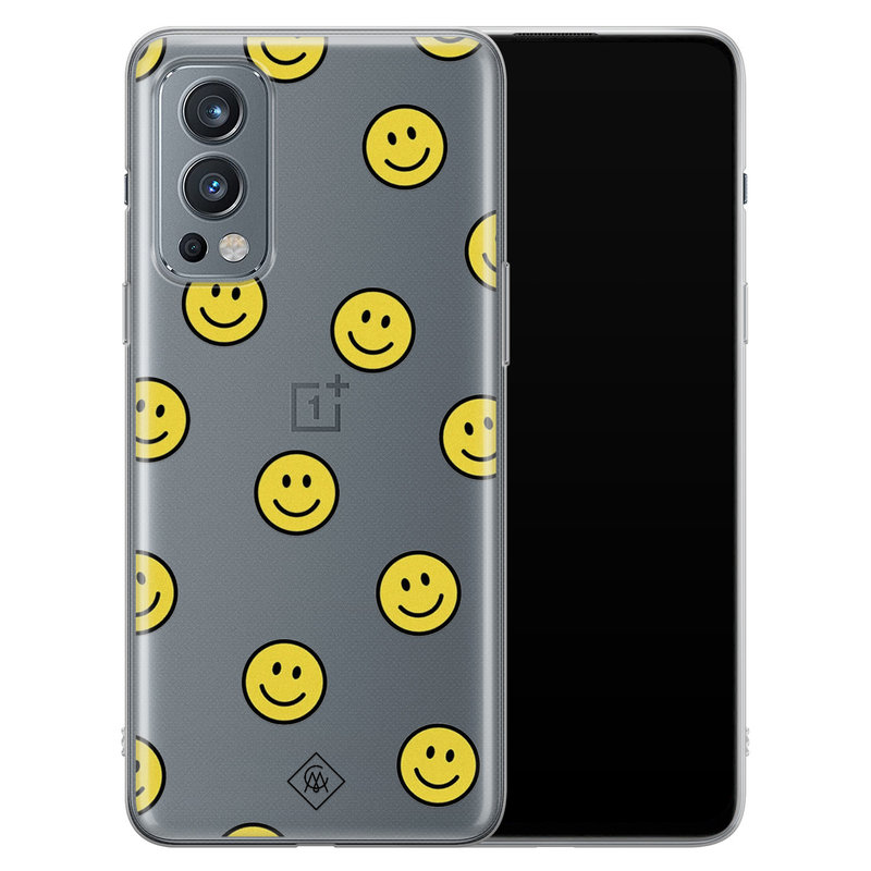 Casimoda OnePlus Nord 2 hoesje siliconen - Smileys