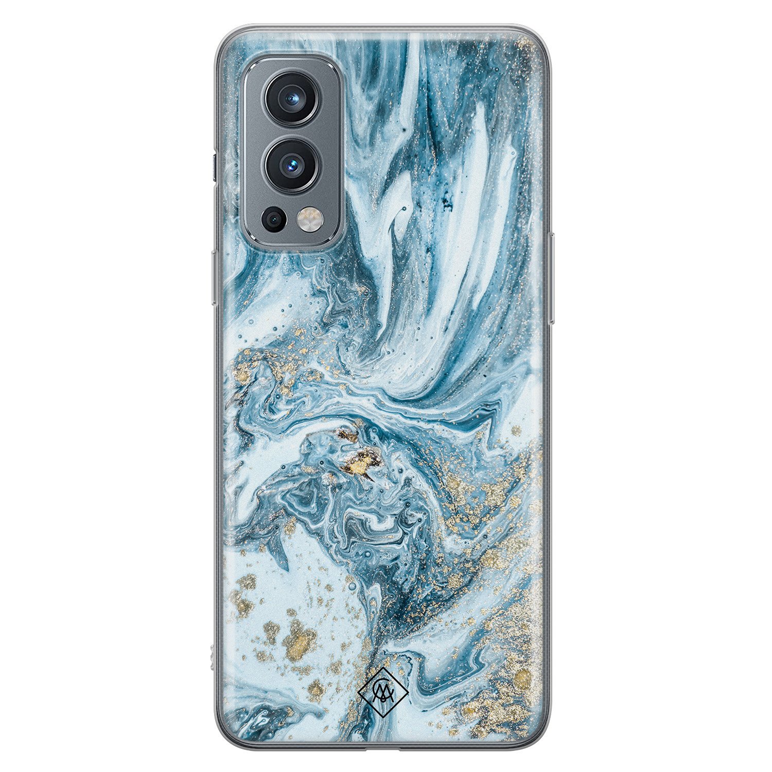 OnePlus Nord 2 hoesje siliconen - Marble sea