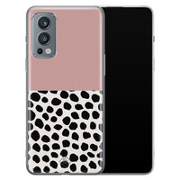 Casimoda OnePlus Nord 2 hoesje siliconen - Pink dots