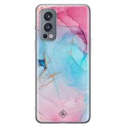 Casimoda OnePlus Nord 2 hoesje siliconen - Marble colorbomb