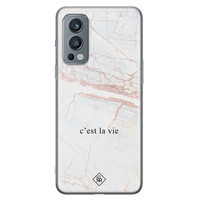 Casimoda OnePlus Nord 2 hoesje siliconen - C'est la vie