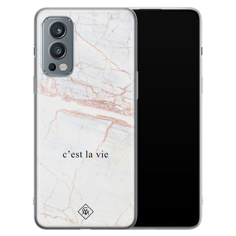 Casimoda OnePlus Nord 2 hoesje siliconen - C'est la vie
