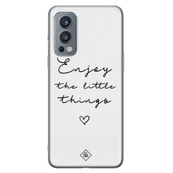 Casimoda OnePlus Nord 2 hoesje siliconen - Enjoy life
