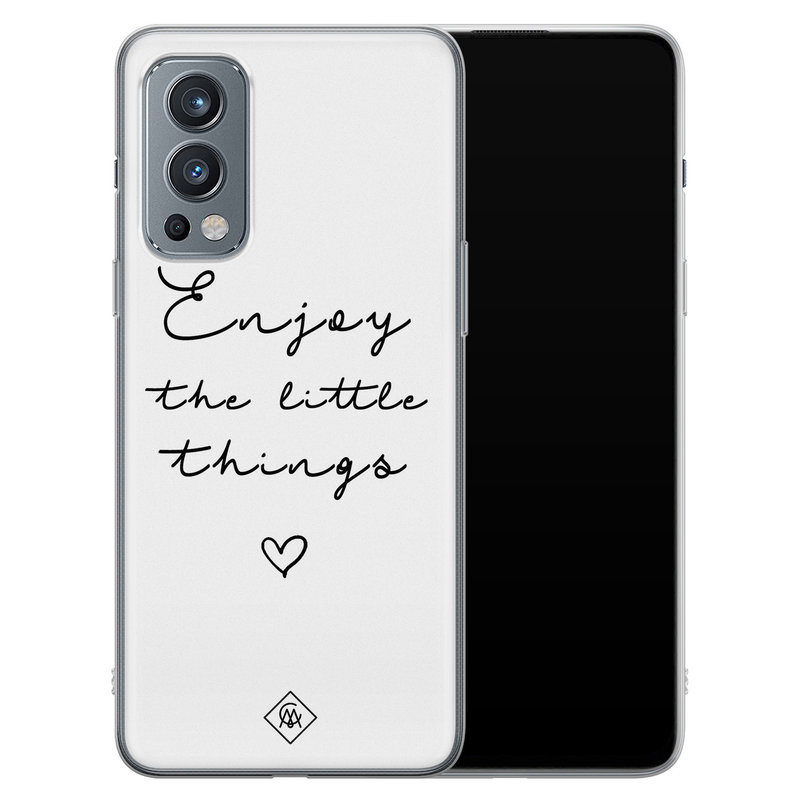 Casimoda OnePlus Nord 2 hoesje siliconen - Enjoy life