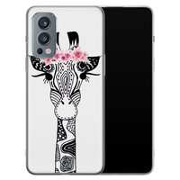 Casimoda OnePlus Nord 2 hoesje siliconen - Giraffe