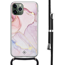 Casimoda iPhone 11 Pro hoesje met koord / Crossbody - Purple sky