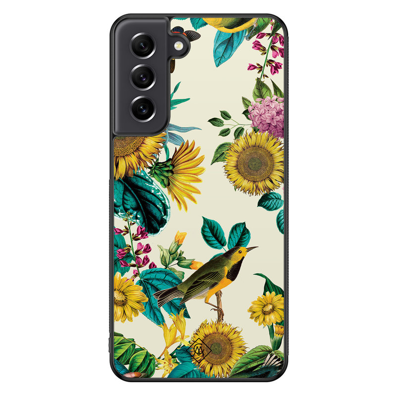 Casimoda Samsung Galaxy S21 FE hoesje - Sunflowers