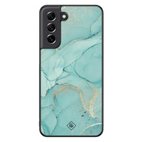 Casimoda Samsung Galaxy S21 FE hoesje - Touch of mint