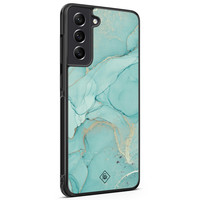 Casimoda Samsung Galaxy S21 FE hoesje - Touch of mint