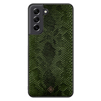 Casimoda Samsung Galaxy S21 FE hoesje - Snake mix