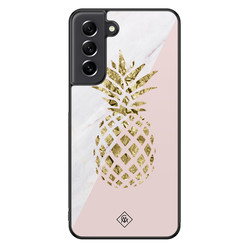 Casimoda Samsung Galaxy S21 FE hoesje - Ananas