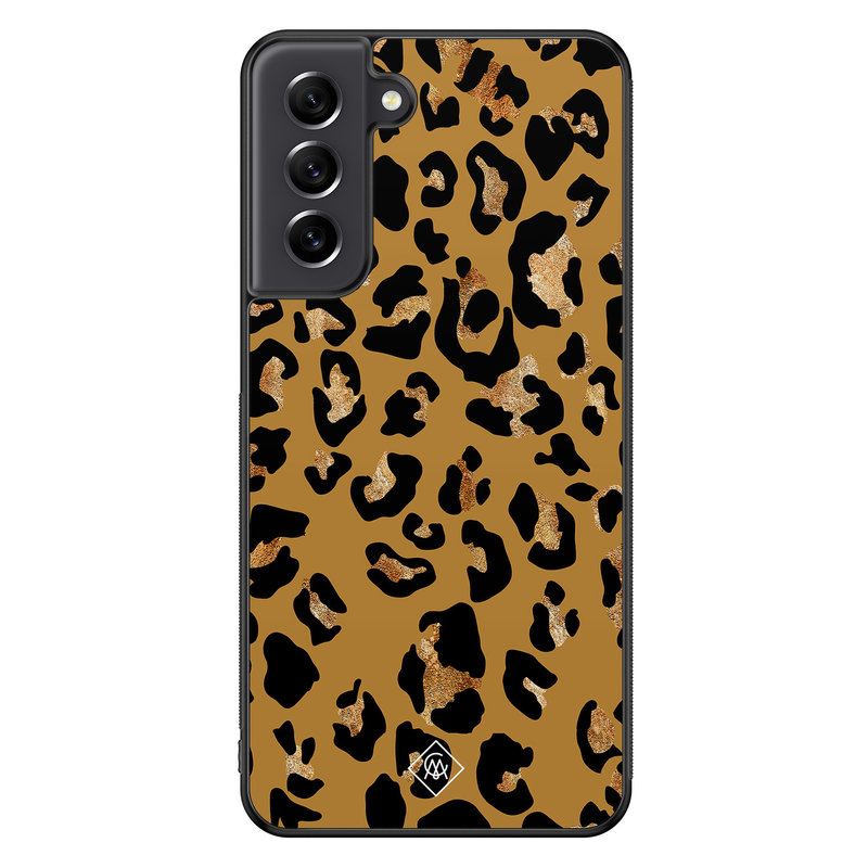 Casimoda Samsung Galaxy S21 FE hoesje - Jungle wildcat