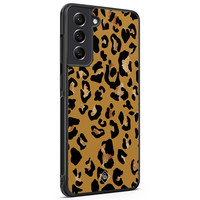 Casimoda Samsung Galaxy S21 FE hoesje - Jungle wildcat