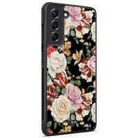 Casimoda Samsung Galaxy S21 FE hoesje - Flowerpower