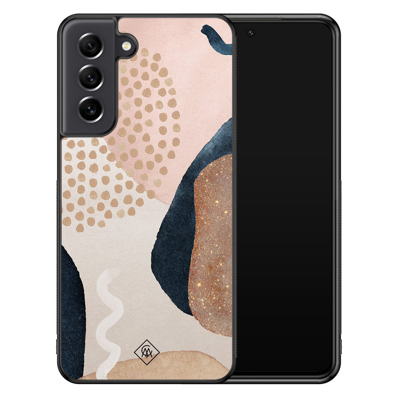 Casimoda Samsung Galaxy S21 FE hoesje - Abstract dots