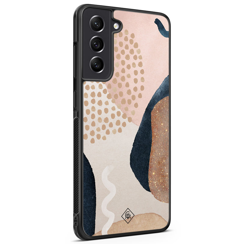 Casimoda Samsung Galaxy S21 FE hoesje - Abstract dots