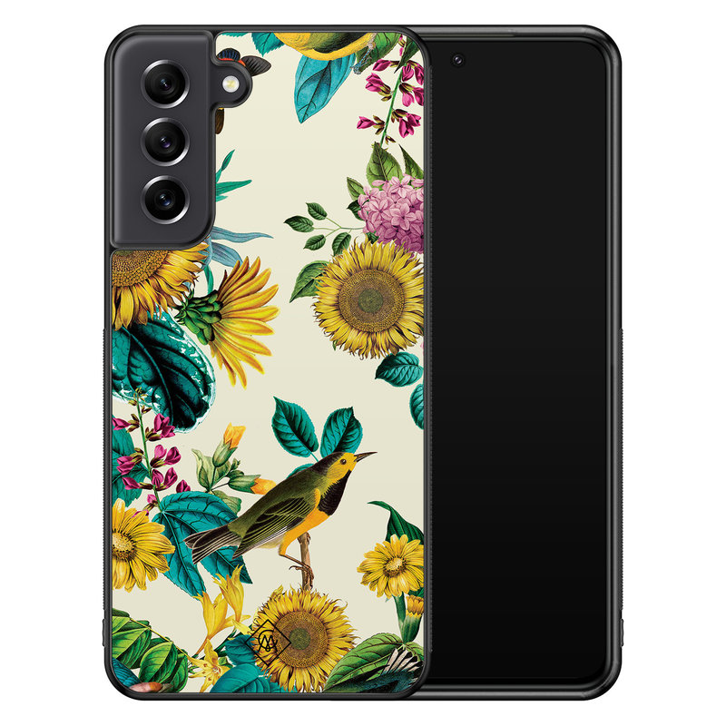 Casimoda Samsung Galaxy S21 FE hoesje - Sunflowers