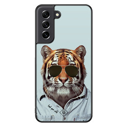 Casimoda Samsung Galaxy S21 FE hoesje - Tijger wild