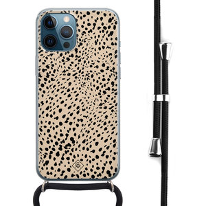 Casimoda iPhone 12 Pro Max hoesje met koord - Spot on