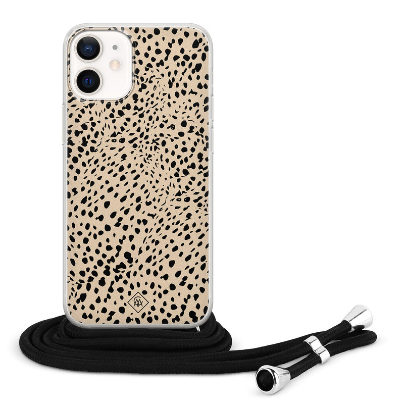 Casimoda iPhone 12 mini hoesje met koord - Spot on