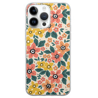 Casimoda iPhone 14 Pro Max siliconen hoesje - Blossom