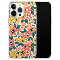 Casimoda iPhone 14 Pro Max siliconen hoesje - Blossom