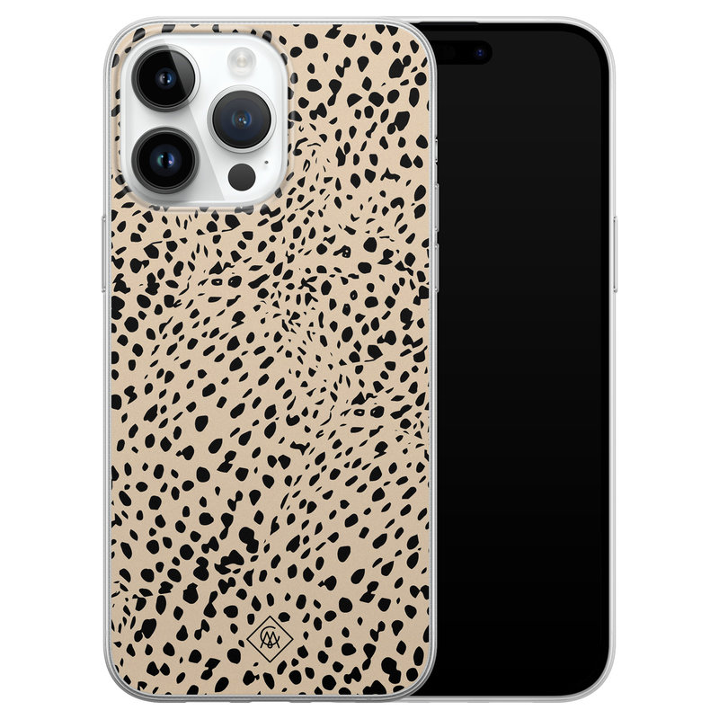 Casimoda iPhone 14 Pro Max siliconen hoesje - Spot on