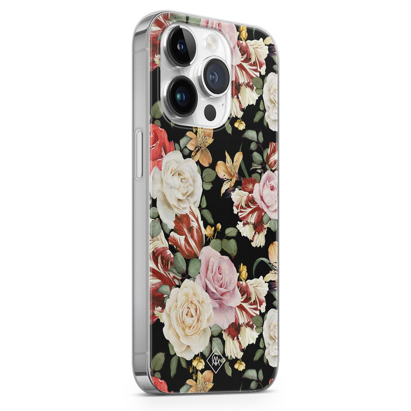 Casimoda iPhone 14 Pro Max siliconen hoesje - Flowerpower