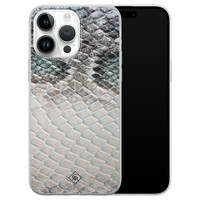 Casimoda iPhone 14 Pro Max siliconen hoesje - Oh my snake