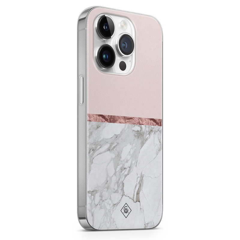 Casimoda iPhone 14 Pro Max siliconen hoesje - Rose all day