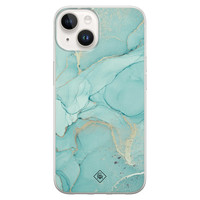 Casimoda iPhone 14 siliconen hoesje - Touch of mint
