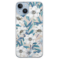 Casimoda iPhone 14 Plus siliconen hoesje - Touch of flowers