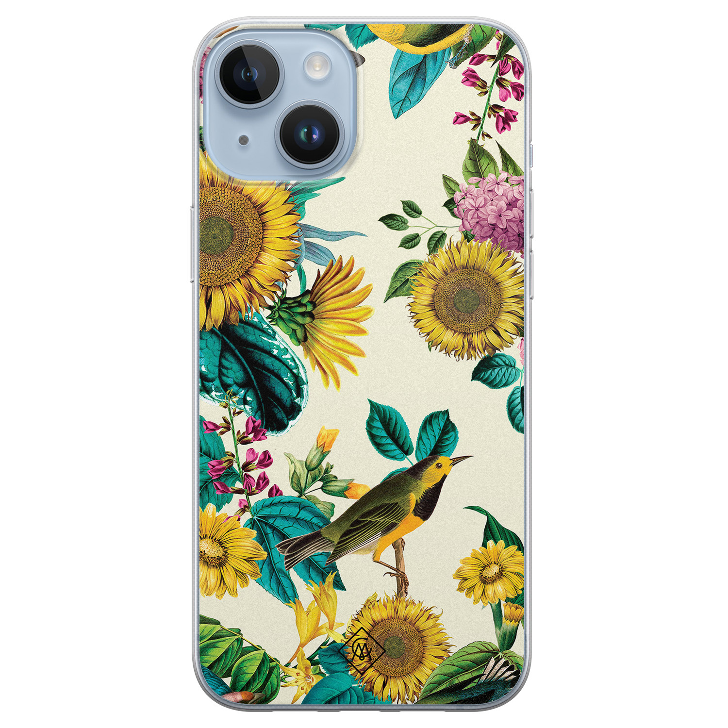 iPhone 14 Plus siliconen hoesje - Sunflowers